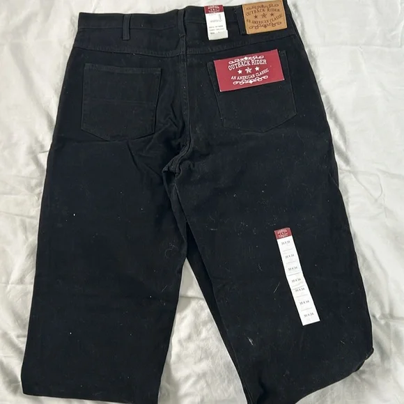 Black Outback Rider Jeans - Picture 2 of 2